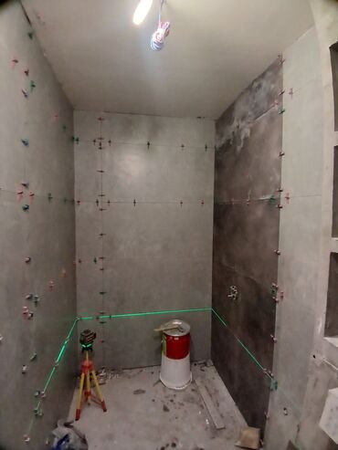 Plitə işləri: Xidmət: Hamam/Tualet kafel-metlax və niş qurulması Təsvir: - — 11