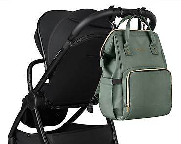 buzz pancevo: KikkaBoo Torba za mame Siena premium – army green (Šifra: KKB2) — 9