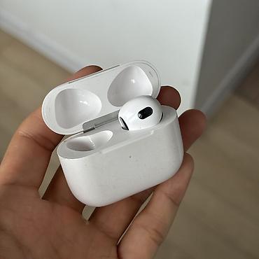 Аудиотехника: Зымсыз ичине салынуучу кулакчындар, Apple, Airpods 3, Колдонулган — 5