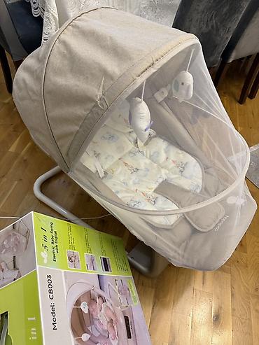 hazir vitrin: ( 2 ədəd )Coolbaby 5-in-1 Elektrik Roker/Beşik – Model CB003 — 5