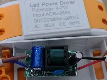Rasveta: Rezervni drajveri ispravljači za LED panele 3-52w. Rezervni — 5