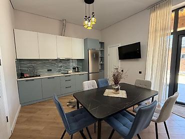 Иссык-Куль 2026: Обеденная группа: стол + 6 стульев - Стол прямоугольный, современный — 1