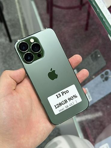 бу iphone 13 pro: IPhone 13 Pro, Б/у, 128 ГБ, Alpine Green, Защитное стекло, Чехол, Кабель, В рассрочку, 90 % — 1
