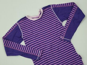fioletowy sweterek z guzikami: Bluza, 10 lat, 134-140 cm, stan - Dobry