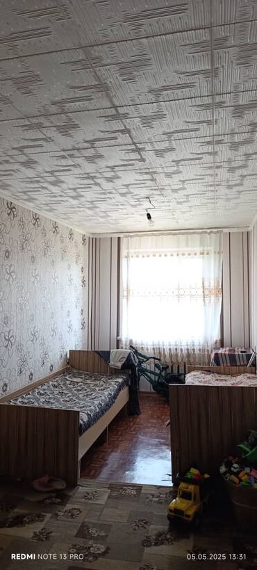 имарат квартира: 3 бөлмө, 58 кв. м, 104-серия, 5 кабат, Эски ремонт