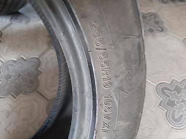 шины 23555r19: Шины, 235/55/19 1шт. Лето, резина привозная, состояние хорошее — 2
