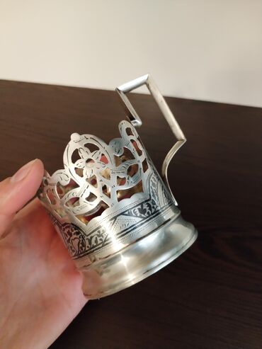 декоративный камень из гипса: Gümüş (stakan üçün qulplu tutacaq)