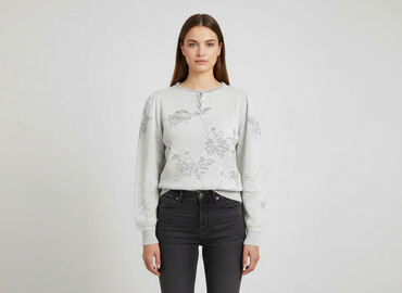 Swetry: Sweter damski, rozmiar M