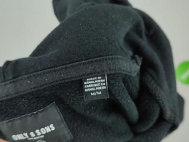sweter only: ONLY & SONS, Bluza z kapturem dla mężczyzn, rozmiar M — 6