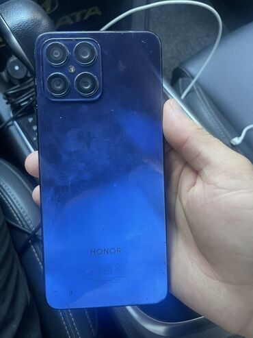 моторолла телефон: Honor X8, Колдонулган, 128 ГБ, түсү - Көк