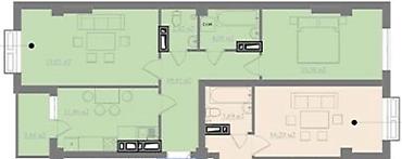 Продажа квартир: 2 комнаты, 65 м², 6 этаж — 4