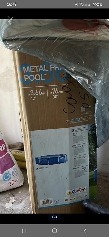 cd disk: Продаю Каркасный бассейн Intex Metal Frame Pool - Диаметр: 3,66 м — 1