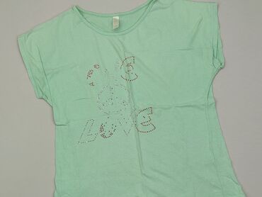 zielone t shirty zara: T-shirt, S (EU 36), condition - Good