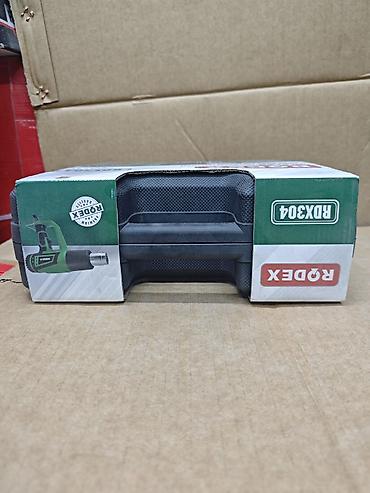 строительная: Термофен RODEX RDX304 (Hot Air Gun) - Мощность: 2000 Вт - Питание — 2