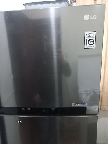 dispenser satilir: İşlənmiş 2 qapılı LG Soyuducu Satılır, rəng - Boz, Dispenserli — 1