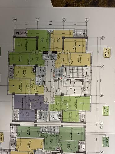 hata kg: 2 комнаты, 72 м², 10 этаж, ПСО (под самоотделку) — 3