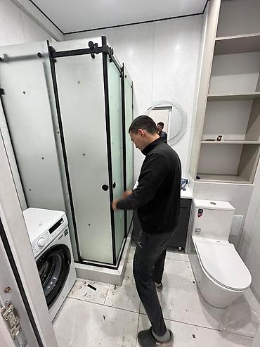 зеркальный комод: Душевые перегородки на заказ от AINEK MONTAZH - Изготовление и — 4
