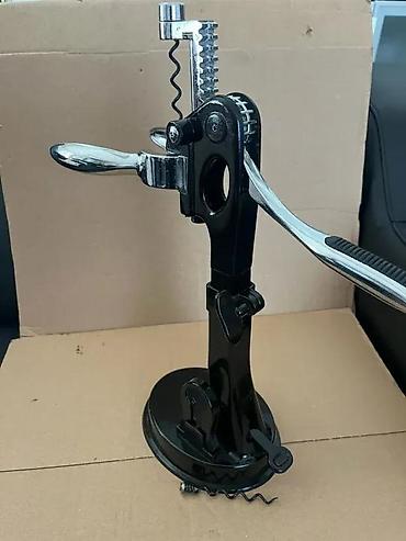 Ostala kuhinjska oprema: Profesionalni stoni otvarač za vino s polugom - Masivan stoni — 5