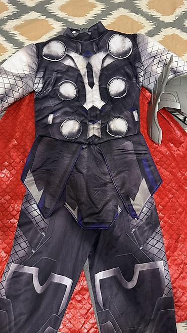 кастюмы: Детский карнавальный костюм супергероя «Тор» (в стиле Marvel).На 6/7 — 3