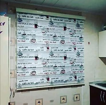 Rulon ştorlar: Məhsul: Zebra və stor pərdələr Təsvir: - İkili qatlı zebra mexanizmi — 2