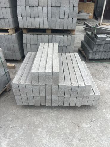 Тротуарные бордюры: Тротуарный бордюр, ЖБИ (Железобетонный), Другие особенности, 100 — 6