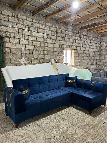 divan temizleme: Künc divan, Qonaq otağı üçün, Parça, Açılmayan — 2