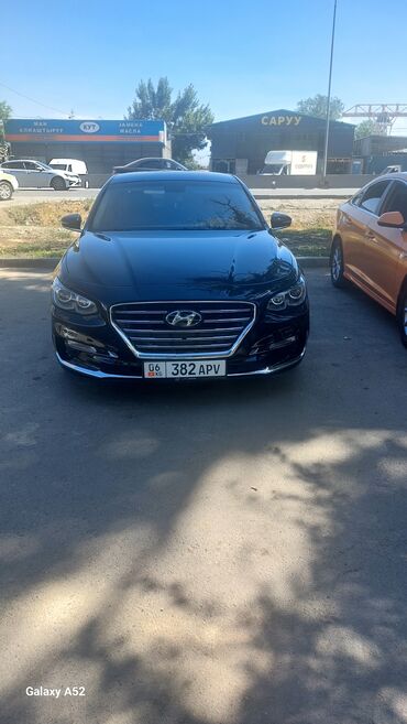шины бу бишкек оптом: Hyundai Grandeur (Azera) — представительский седан черного цвета