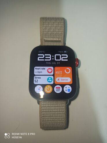 İşlənmiş, Smart saat, Huawei, Sensor ekran, rəng - Boz