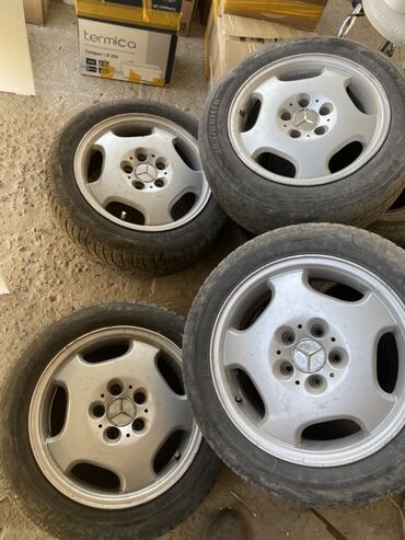 шины с дисками: Дөңгөлөктөр монтажда 205 / 50 / R 16, Комплект, Жеңил унаалар, Куйма, тешиктери - 5