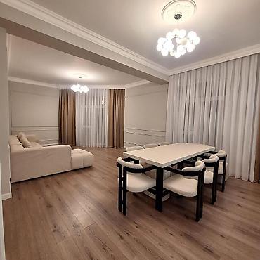 bayilda heyet evi: İcarəyə verilir 3 otaqlı yeni tikili 144 m², Ağ şəhər q. 2 600 AZN/ay — 2