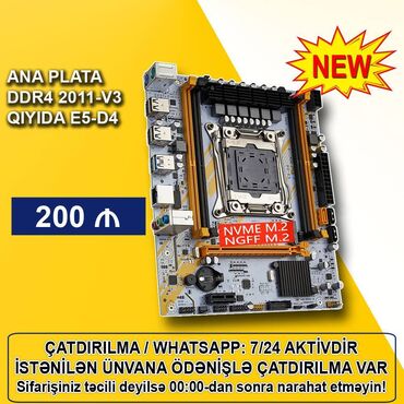 ana plata 1155: Ana Platası QIYIDA ED4 X99, Yeni