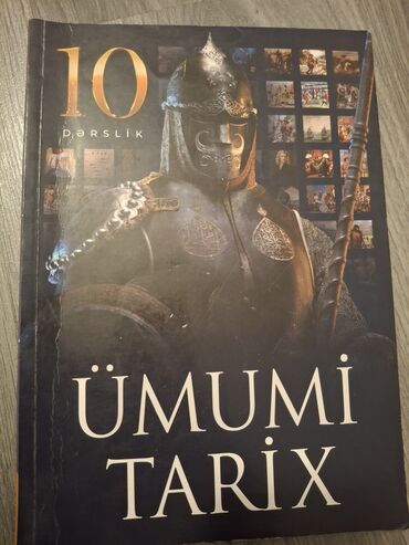 Kitablar, jurnallar, CD, DVD: 10cu sinif ümumi tarix dərsliki 5 azn