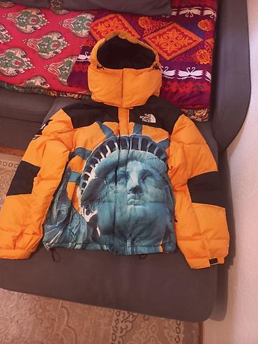 north face original: Мужская куртка, XL, Supreme, Новый, цвет - Оранжевый — 1