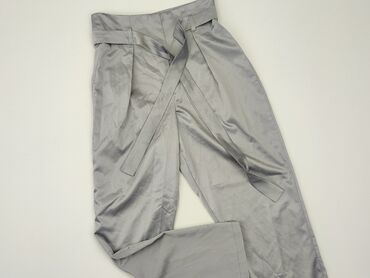 spódniczka w kratkę szara: Material trousers, Boohoo, S (EU 36), condition - Good