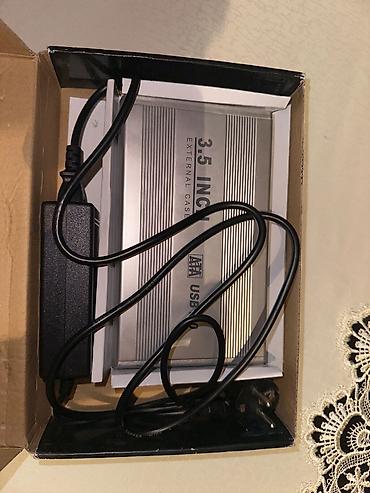xarici hard disk satilir: Salam Aleyküm HDD yaddaşı kompyuterə qoşmaq üçün adapter. Təzə və — 1