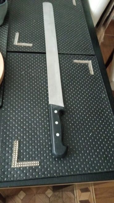bakida bicaq satisi v Azərbaycan | Bıçaqlar: Rusiyadan alınıb 70 cm.Dönər bıçağı təci̇li̇ olaraq satilir