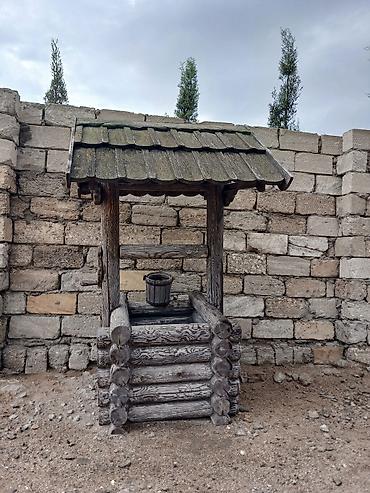 Təmir və tikinti: Dekorativ taxta quyunun maketi - Material: tamamilə taxtadandır — 1