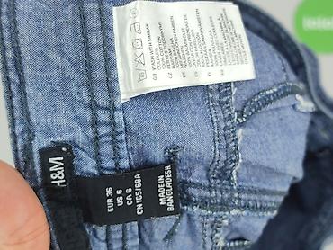 hand work denim: H&M, Szorty damskie, rozmiar S — 4