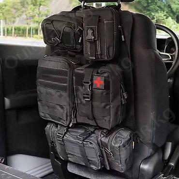 подсумки: 🟠 Автомобильный тактический molle органайзер с подсумками 🟠 ⠀ — 4