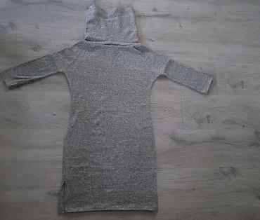 zensko: Siva haljina/džemper-haljina sa rol-kragnom odlixno.ocuvana vel S-M - — 1