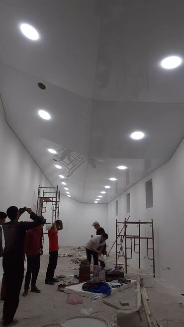 Натяжной потолок: Натяжной потолок Глянцевое, Матовое, 3D потолки Демонтаж, Бесплатный замер, Гарантия — 15