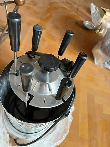 kabab manqali: Elektrik şiş kababı aparatı - Şaquli tipli elektrikli kabab bişirici — 4