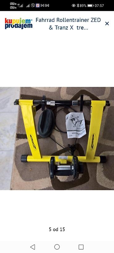 deciji trotineti: ZED Fahrrad Rollentrainer + TranzX trenažer za bicikl - Trenažer za — 4