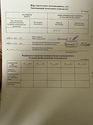 апартаменты ош: 2 комнаты, 34 м², Пишпек 105 серия, 3 этаж, Старый ремонт — 4