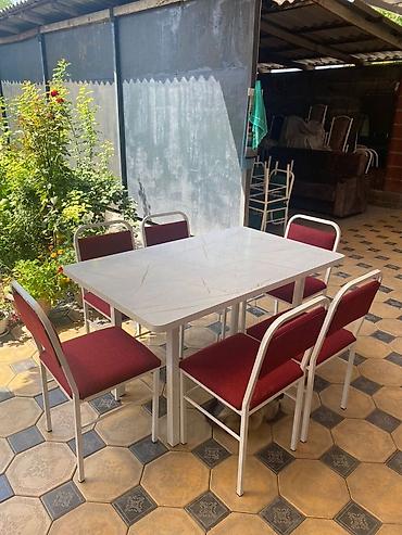 Кухонные столы и стулья: Кухонный стол и стул, Новый, Платная доставка, цвет - Белый — 21