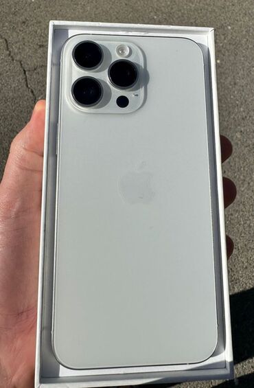 ıphon: IPhone 15 Pro Max, 256 GB, White Titanium