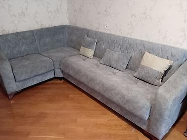 kunc mebel: Künc divanı – çevrilən və sandıqlı - Forma: L-şəkilli künc divan - — 3