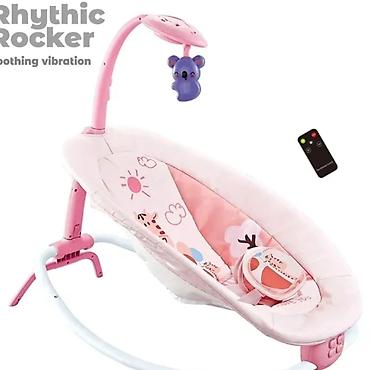 Igračke za krevetac i kolica: 01. Savršena ležaljka za umirivanje bebe Muzička ljuljaška za bebe sa — 5
