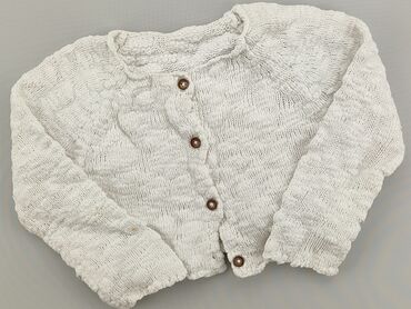 sweterek niemowlęcy biały: Kardigan, Next, 12-18 m, stan - Zadowalający