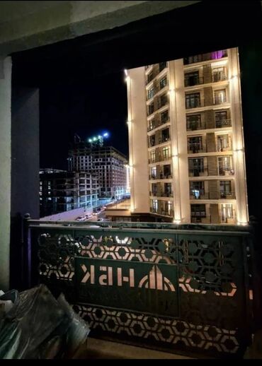 газ на дом: 2 бөлмө, 63 кв. м, Элитка, 4 кабат, Евроремонт